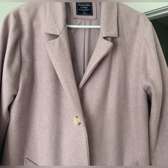 Lilac Abercrombie & Fitch Dad Coat - Picture 3 of 6